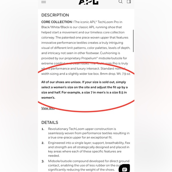 APL Sneakers Techloom Pro - Women’s Size 10.5- Unisex - Black/White - NWT - Picture 9 of 9